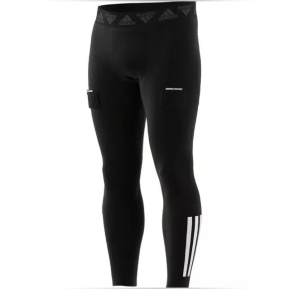 Adidas Alphaskin Baselayer Ice Hockey Tights - Medium - Picture 1 of 7